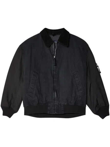 Comme des Garçons Homme хлопковая куртка-бомбер, черный