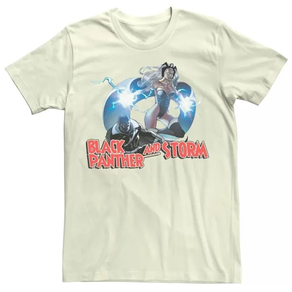 Мужская футболка Black Panther And Storm Action Pose Marvel