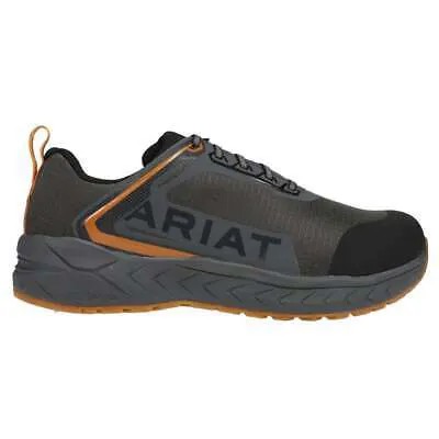 Ariat Outpace Противоскользящие Композитные Носки Для Работы Мужские Серые, Серые Рабочие Защитные Кроссовки