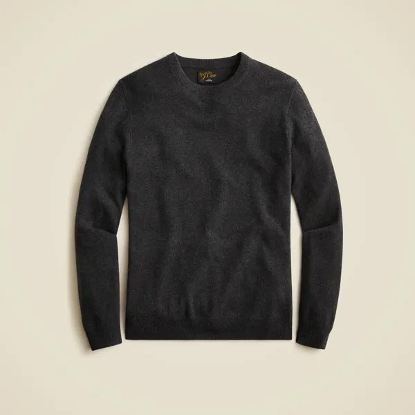 Кашемировый свитер с круглым вырезом J.Crew, черный