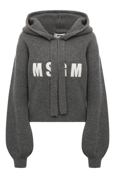 Худи из шерсти и кашемира MSGM