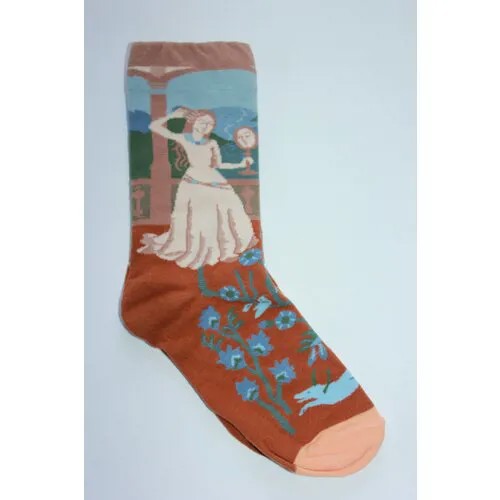 Носки Frida, 1 пара, размер 35-44, бежевый