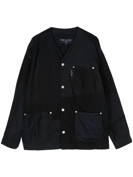 Куртка с люверсами и вставками Comme des Garçons Homme, синий