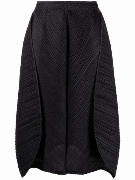 Pleats Please Issey Miyake плиссированная юбка миди