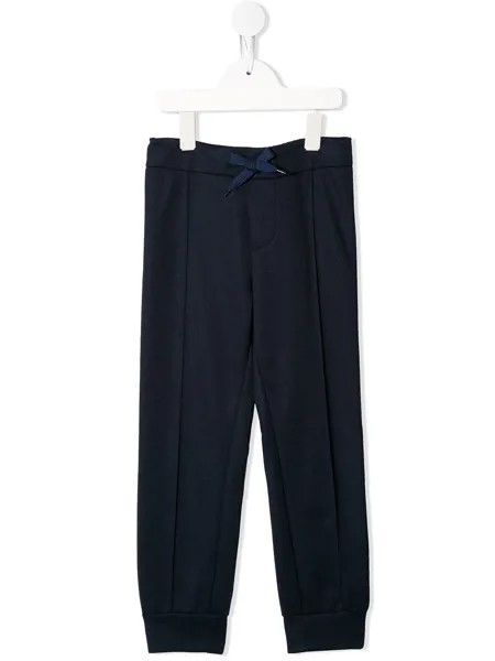 Fendi Kids спортивные брюки с контрастными полосками и логотипом FF