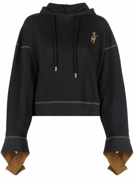 JW Anderson Anchor-embroidered hoodie