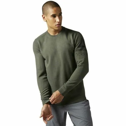 [BK3992] Мужской свитер с круглым вырезом Reebok QuikCotton