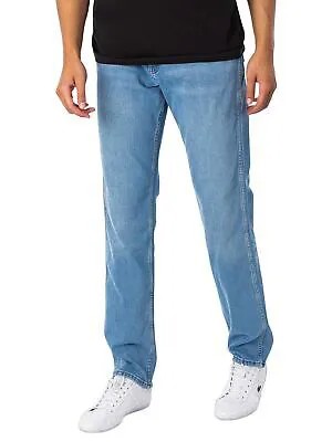 Мужские прямые джинсы Wrangler Greensboro Regular, синие