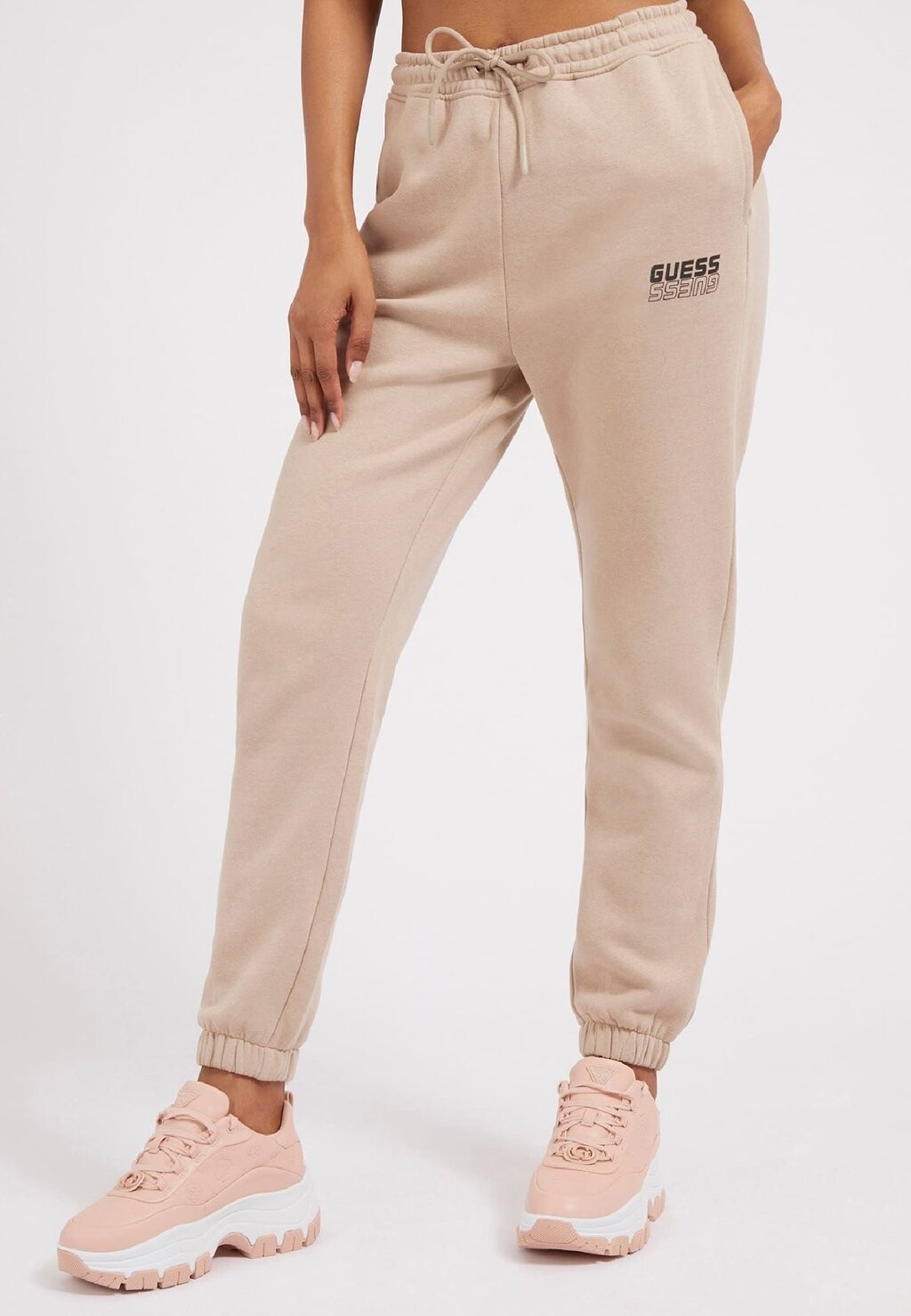 Спортивные брюки Guess, бежевый