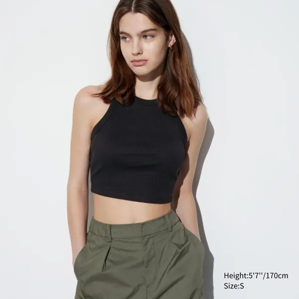 Футболка мягкая Uniqlo Tirantes, черный