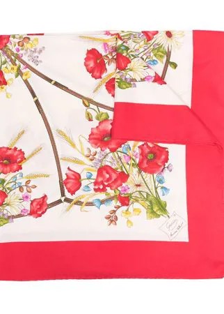 Gucci Pre-Owned платок 1980-х годов с цветочным принтом