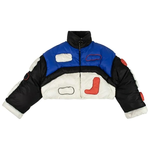 Укороченный пуховик Off-White Синий