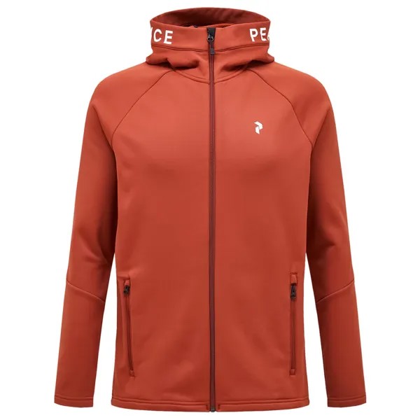 Флисовая жилетка Peak Performance Rider Zip Hood, цвет Spiced