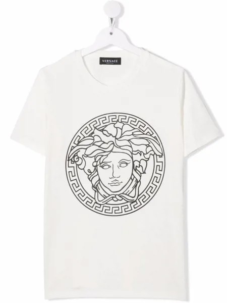 Versace Kids футболка с принтом Medusa