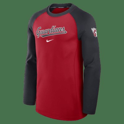 Лонгслив Nike Cleveland Guardians Authentic Collection Game Time, красный