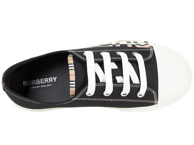 Кроссовки Burberry Kids Mini Larkhall IS (Toddler/Little Kid), черный