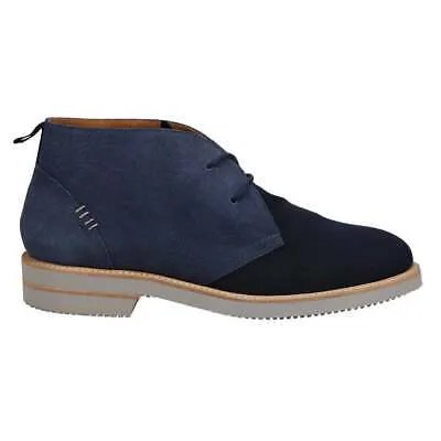 Черные, синие классические ботинки Lucchese Luca Chukka BL2000