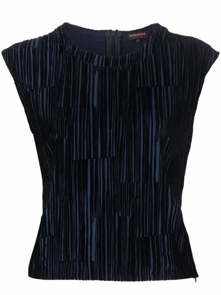 Missoni Pre-Owned топ 1990-х годов с рукавами кап
