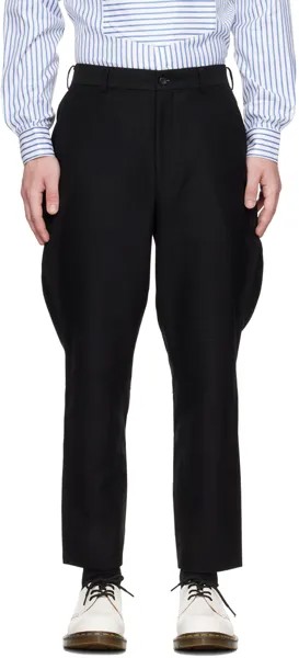 Черные брюки со вставками Comme des Garçons