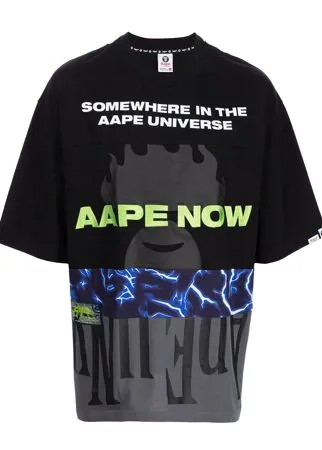 AAPE BY *A BATHING APE® футболка с графичным принтом