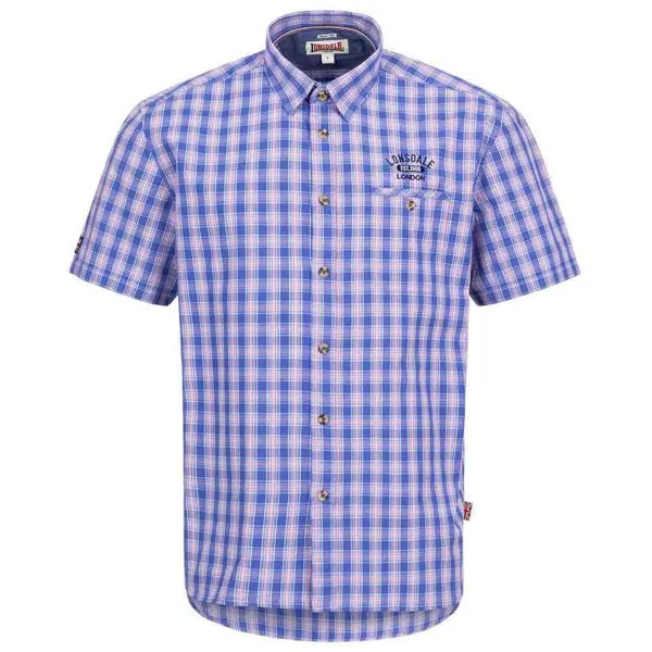 Рубашка с коротким рукавом Lonsdale Holmbusch, синий