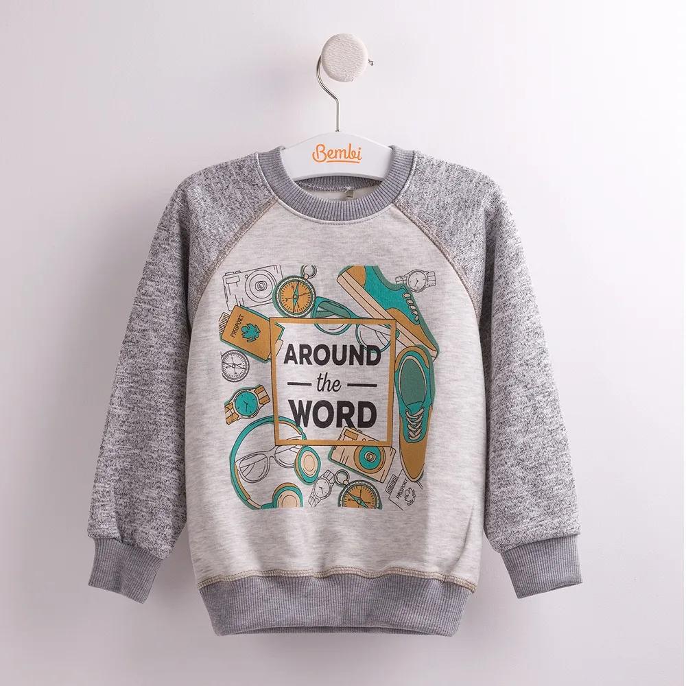 Джемпер Bembi Around the World серый