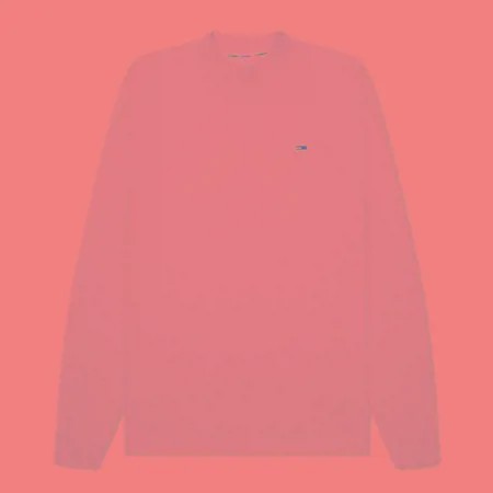 Мужской лонгслив Tommy Jeans High Neck, цвет белый, размер XL