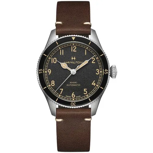 Наручные часы Hamilton Наручные часы Hamilton H76205530, черный, коричневый