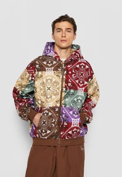 Толстовка CHEST SIGNATURE OS PAISLEY FULL Karl Kani, цвет dark red multicolor