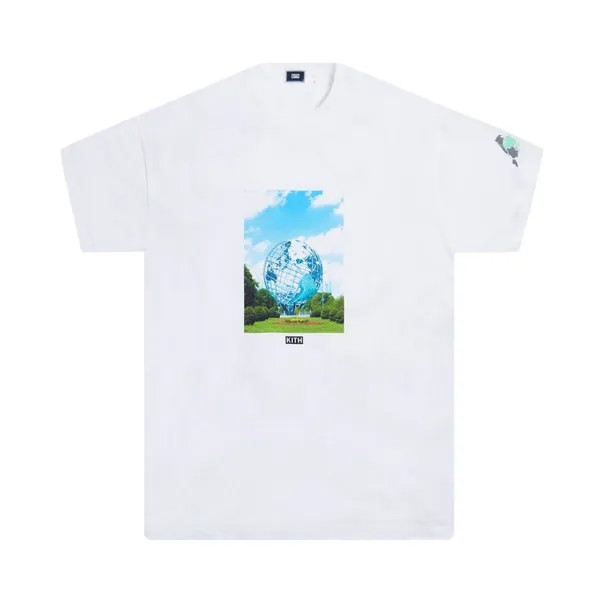 Футболка Kith 5 Borough Queens Tee 'White', белый