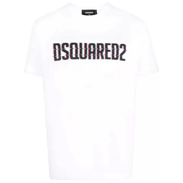 Футболка logo-print short-sleeve t-shirt Dsquared2, белый