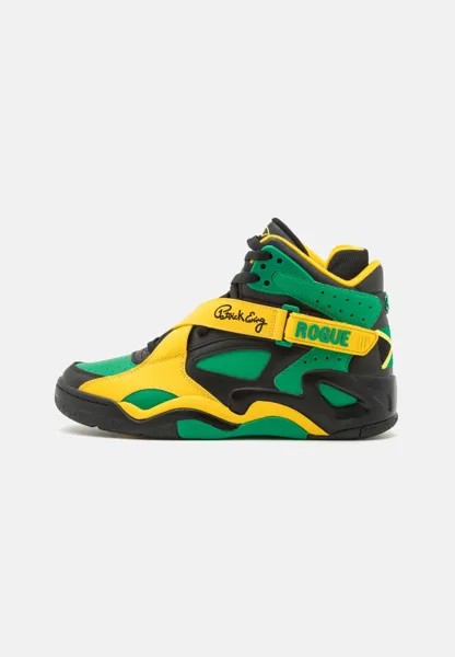 Высокие кроссовки Rogue Jamaica Patrick Ewing, цвет black/lemon/jellybean