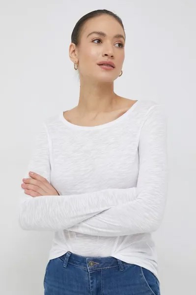 Рубашка с длинным рукавом Sisley, белый