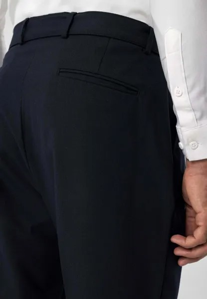 Брюки High Waist Basic Belt Detailed Antioch, темно-синие