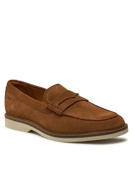 Полуботинки Clarks, коричневый