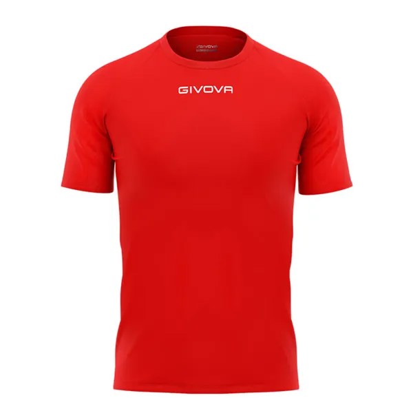 Красная футбольная рубашка из полиэстера Givova Capo, цвет rojo