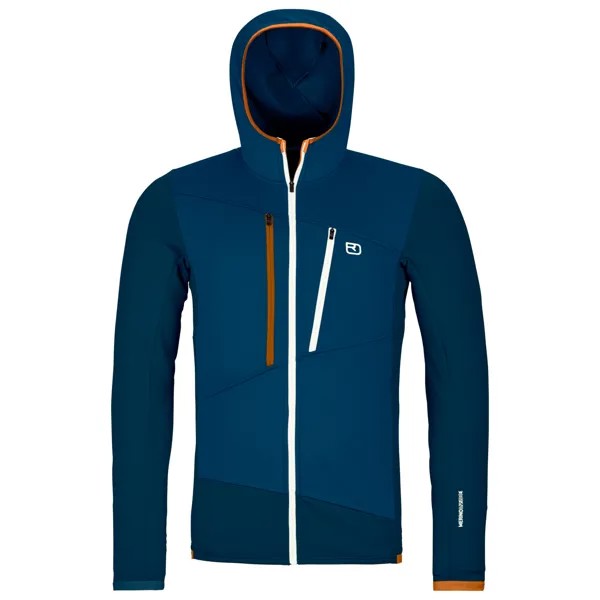 Флисовая жилетка Ortovox Fleece Grid Hoody, цвет Deep Ocean