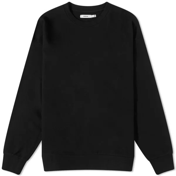 Джемпер Pangaia Wool Jersey Crew, черный