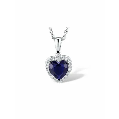 Подвеска VALTERA, серебро, 925 проба, фианит, размер 1.9 см.
