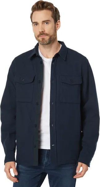 Утепленная рубашка Ovik Lite Fjällräven, цвет Dark Navy/Dark Navy