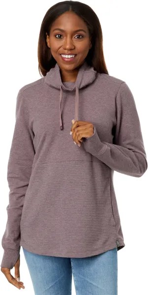 Уютный пуловер смешанной вязки Bean's L.L.Bean, цвет Smoky Mauve Heather
