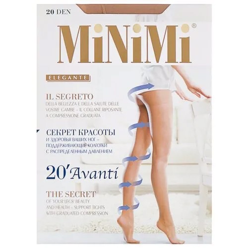 Колготки MiNiMi Avanti 20 den, размер 6-XXL, caramello (бежевый)