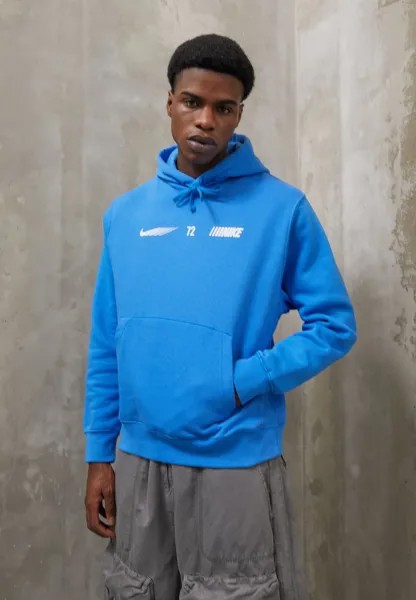 Толстовка ХУДИ Nike, светло-фото синий