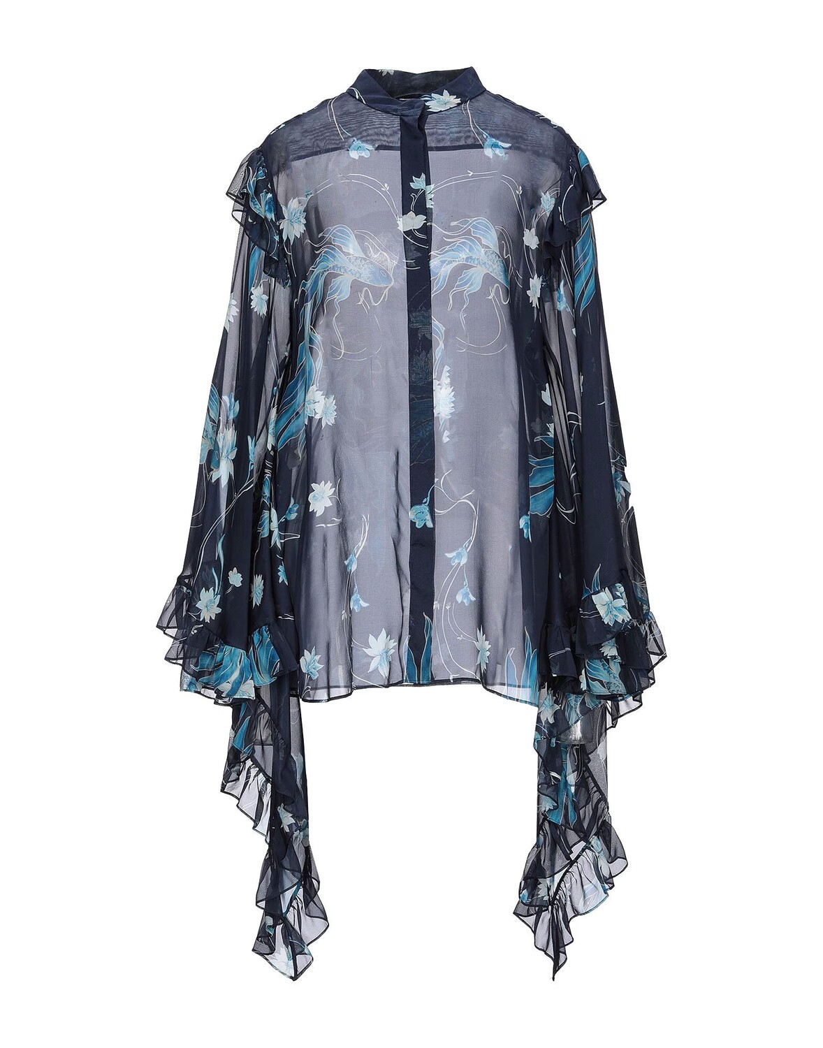 Рубашка Alberta Ferretti, синий
