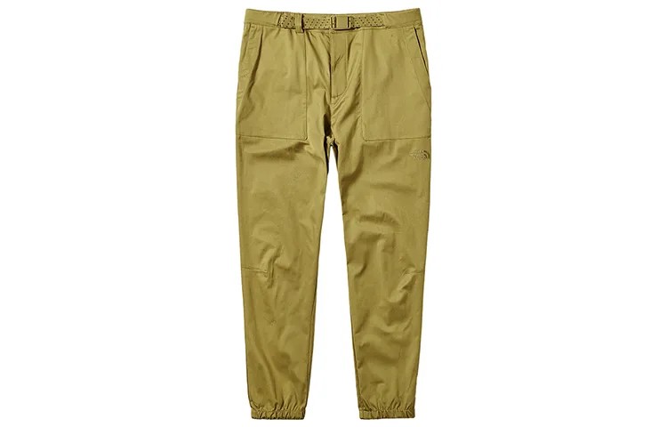 Трикотажные спортивные штаны мужские цвета хаки The North Face, хаки
