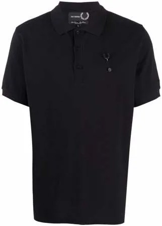Raf Simons X Fred Perry рубашка поло с вышитым логотипом