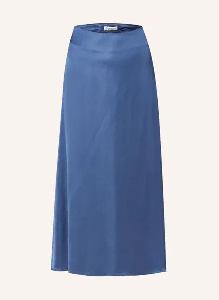 Атласная юбка Marc O'Polo, синий