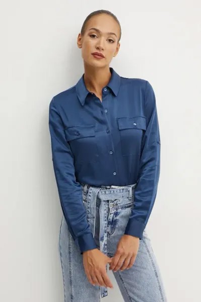 АНАСТАСИЯ рубашка Guess, темно-синий