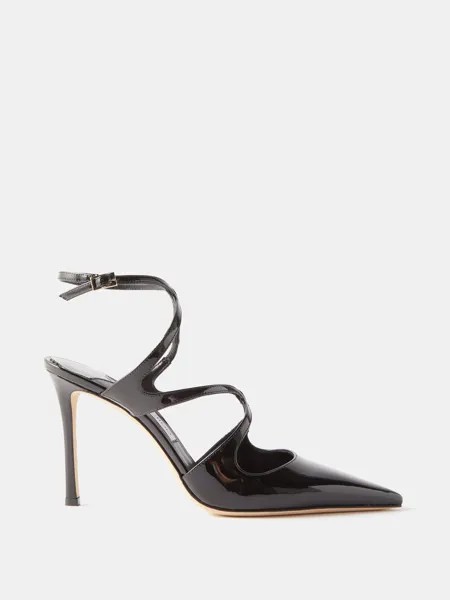 Лакированные туфли azia 95 Jimmy Choo, черный