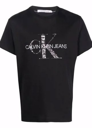 Calvin Klein Jeans футболка из органического хлопка с логотипом